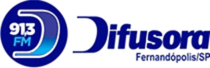 Logo da rádio Difusora 91,3FM Fernandópolis - SP
